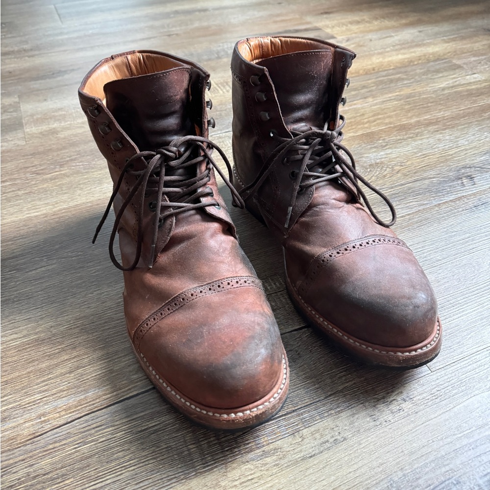 Wilcox Men’s Size 14 Oxford Style Lace Up Boots in Brown